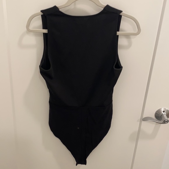 Black Zara cutout bodysuit size M - Picture 3 of 3